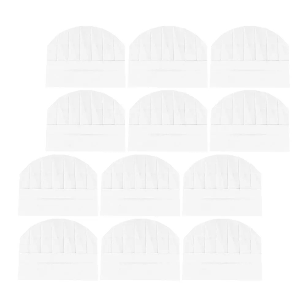 Gorros de Chef de papel para niños, gorro de cocina desechable de estilo Simple, uniforme ligero y cómodo para cocina, 12 Uds.