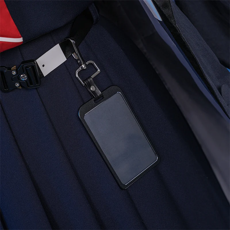 ROLECOS Gra Wuthering Waves Strój Cosplay Chisa Czarny Mundurek Marynarski Damski Mundurek Szkolny Strój na Halloween