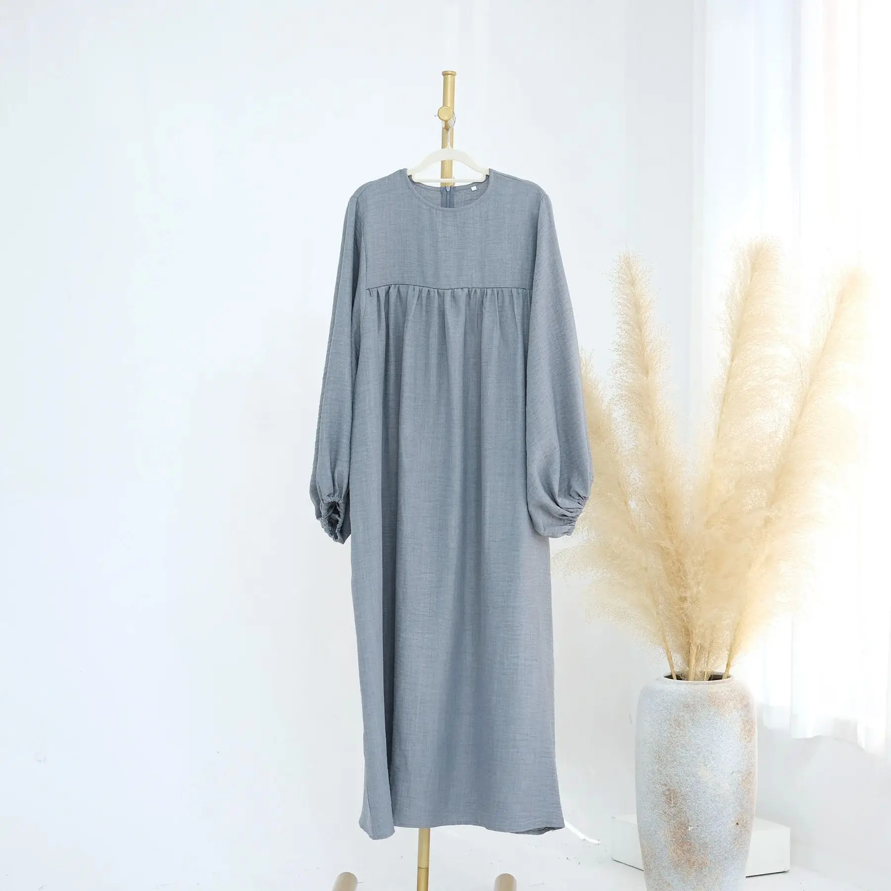 Robe d'allaitement à fermeture éclair sur le devant pour femmes, vêtements d'allaitement confortables, Design personnalisable, Service de couture Cus disponible