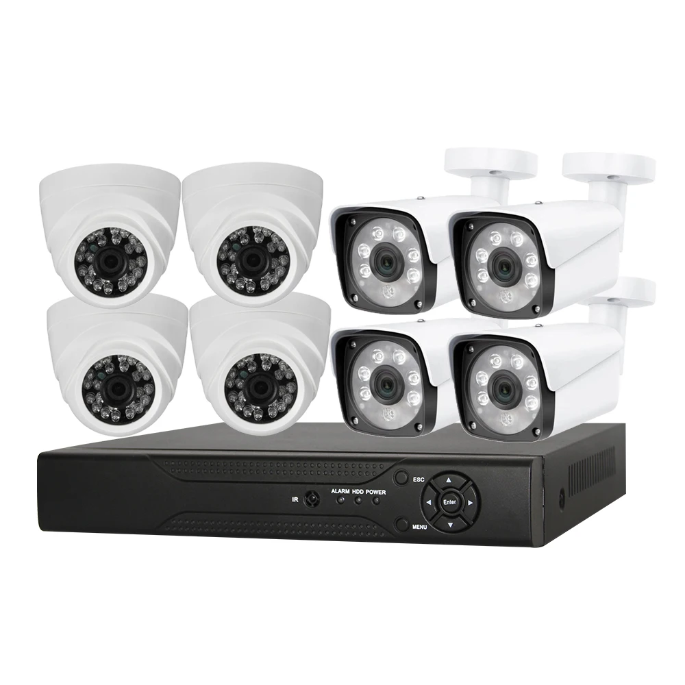 

WESECUU cheapest prices cctv security system ahd camera kit 8 channel cctv system AHD security camera analog camera