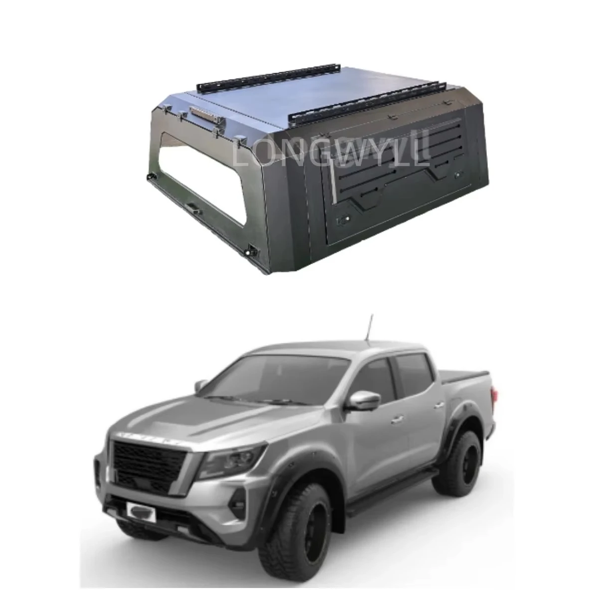 

Aluminum Heavy-Duty SmartCap Tonneau Cover for NAVARA NP300 Pickup Truck Waterproof Anti-Rust Canopy Hardtop Topper