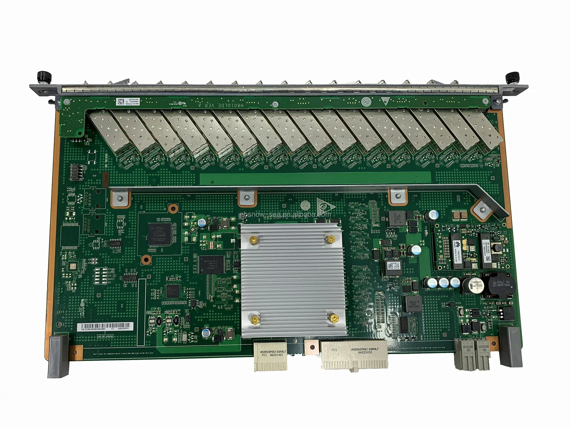 2025 H805GPFD 16 PON Port Service Interface Business Card with 16pcs C++ GPON SFP for MA5600T OLT