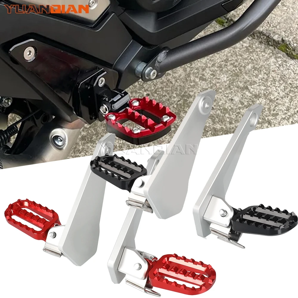 

Motorcycle Accessories CNC Rear Foot Pegs Footrest Passenger For HONDA X-ADV 750 X ADV 750 XADV750 XADV 750 2021 2022 2023 2024