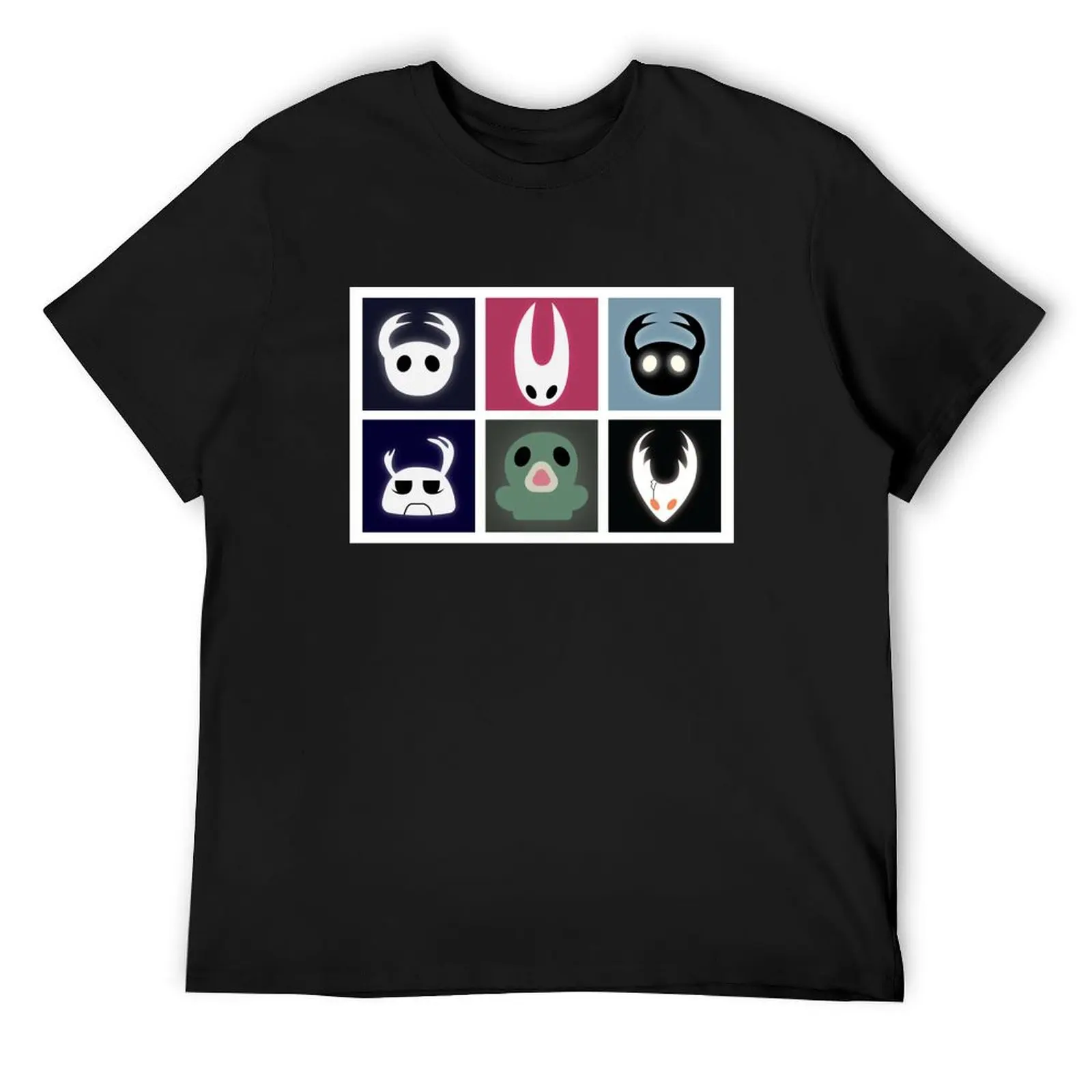 Hollow Knight Heads T-Shirt graphics sublime designer t shirt men