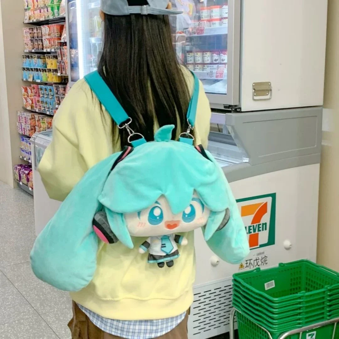 Anime giapponese simpatico cartone animato ragazze a tracolla bambola cartone animato zaino borsa per studenti borsa per cuscino borsa per il dolore serie borsa per bambola di grande capacità