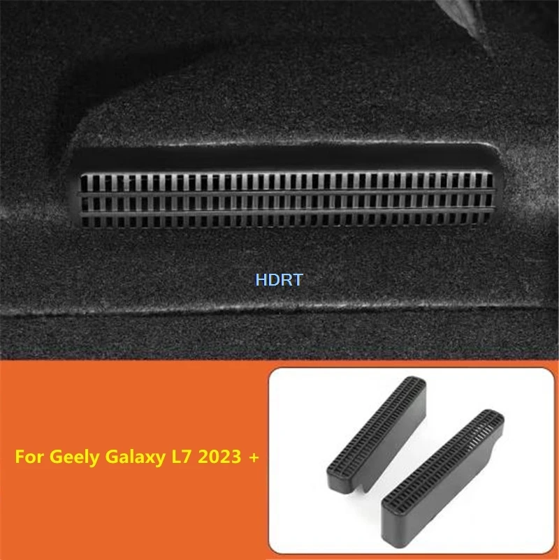 Car Style Seat Under Air Outlet Horn Cover Dust Proof Exhaust Trim Protect Part For Geely Galaxy L7 2023 + Interior Accessories