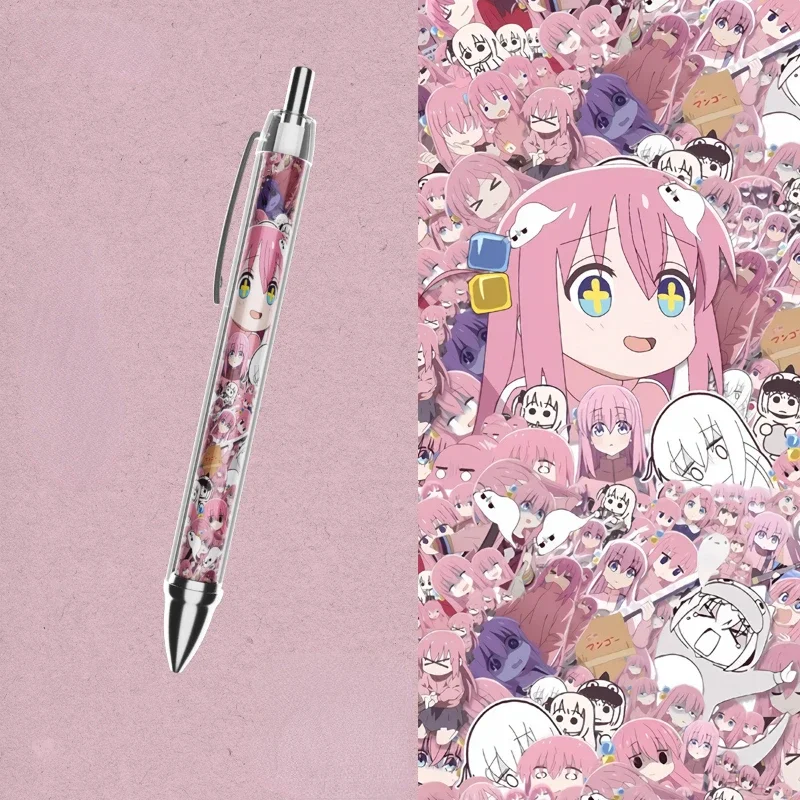 Anime BOCCHI THE ROCK Cute Gel Pens 0.5mm Gotoh Hitori Yamada Ryo Ijichi Nijika Kita Ikuyo Kawaii School Supplies Stationery