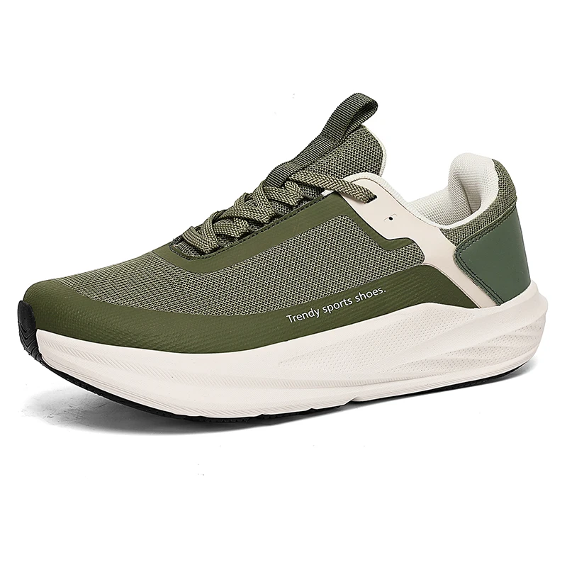 

Outdoor Travel Non Slip Sneakers Men Lightweight Cushioning Breathable Athletic Walking Casual Running Shoes