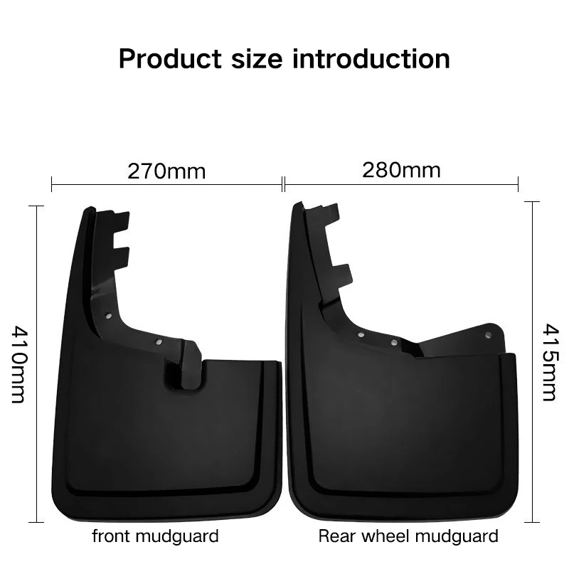 Mud Flaps for Ford F-150 2021 2022 -2024 F150 F 150 Lightning Splash Guards Fender MudFlaps Front Rear Mudguards Car Accessories