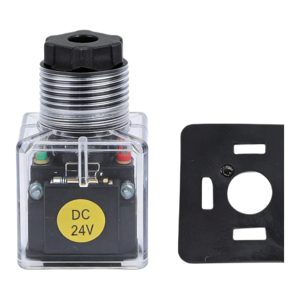 DC 24V Solenoid Coil with Transparent Body for Hydraulic Valve Use in Manufacturing Irrigation and HVAC Systems