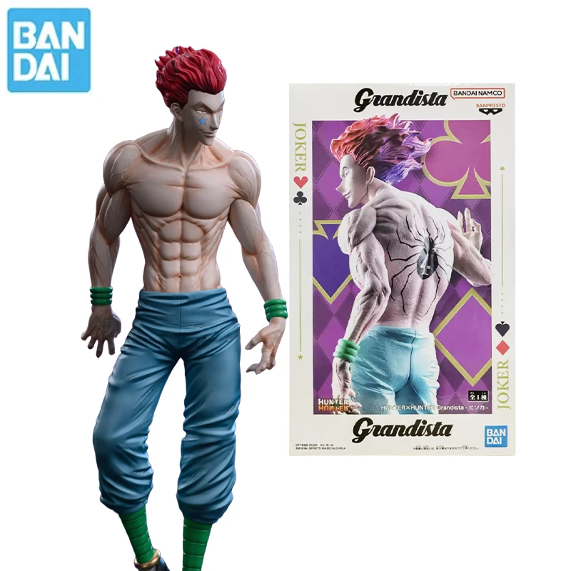 

BANDAI оригинальная серия Grandista HUNTER HUNTER Hisoka 28 см большие аниме фигурки игрушки для детей подарки