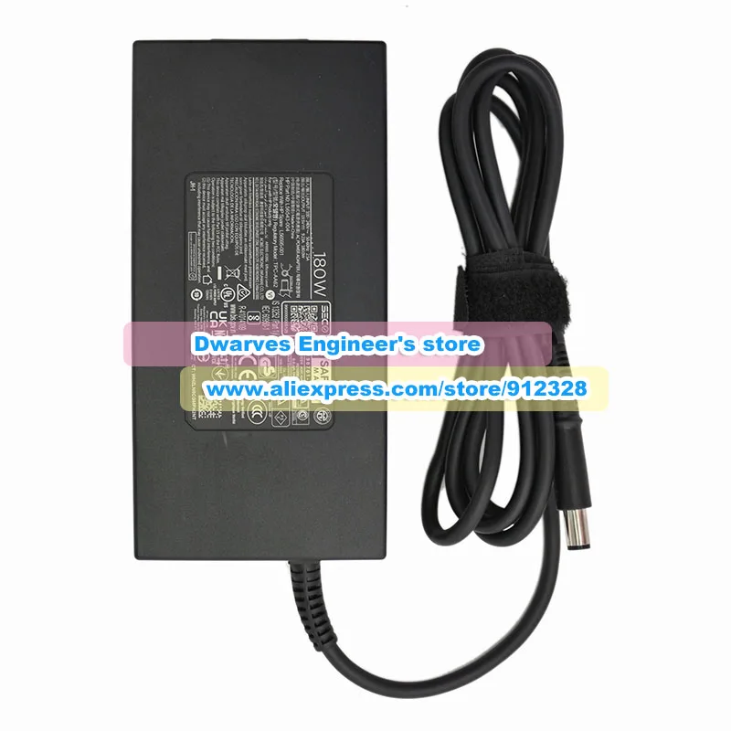 Genuine TPC-AA62 AC/DC Adapter 19.5V 9.23A 180W Laptop Charger for HP L56543-004 L56595-001 Power Supply 7.4x5.0mm