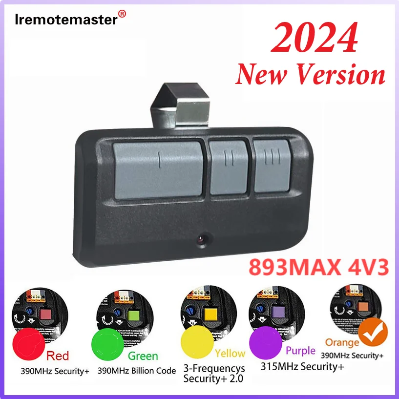 

For LiftMaster Craftsman Garage Door Remote Control Opener 893MAX 893LM 891LM 81LM 82LM 83LM 84LM 91LM 92LM 94LM 96LM