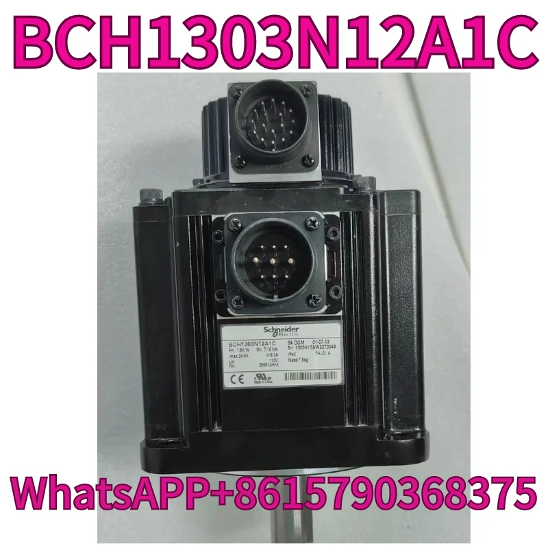 

Used BCH1303N12A1C 1KW servo motor