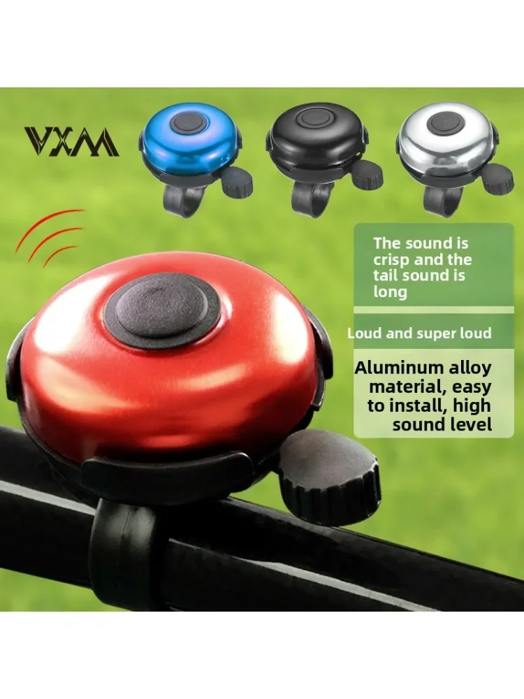 AliExpress NONE Classic Bike Bell, Aluminum Bicycle Bell Loud Crisp Clear Sound Bicycle Bike Bell for Adults Kids Black, red, blue, silver