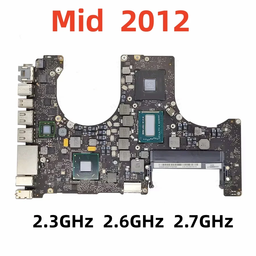 820-3330-B A1286 LOGIC BOARD FOR MacBook Pro A1286 MID 2012 EMC 2556 MD103 MD104 2.3GHz 2.6GHz 2.7GHz i7 Motherboard