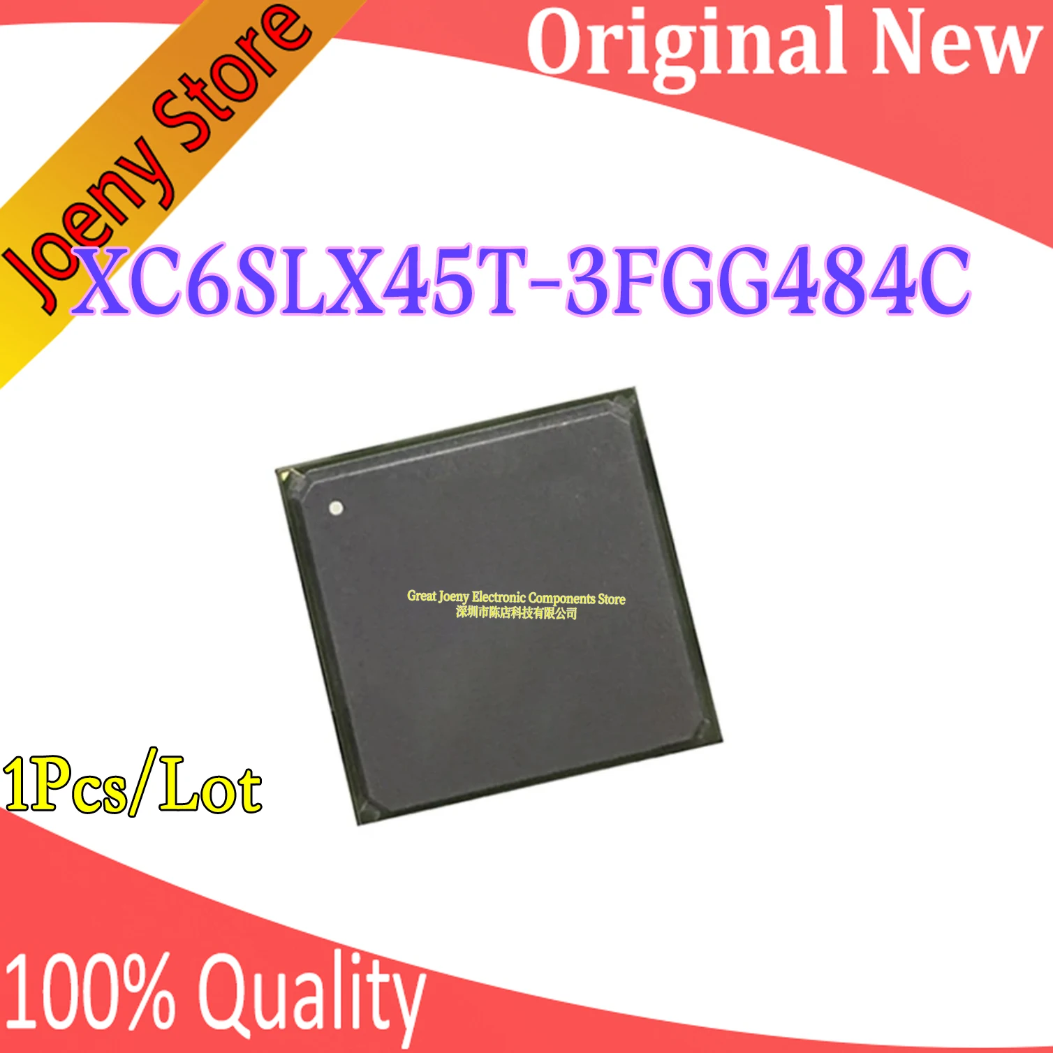 

(1Piece) 100% Brand New Original XC6SLX45T-3FGG484C XC6SLX45T XC6SLX45T-FGG484 IC Chipset FBGA-484 Standard Version