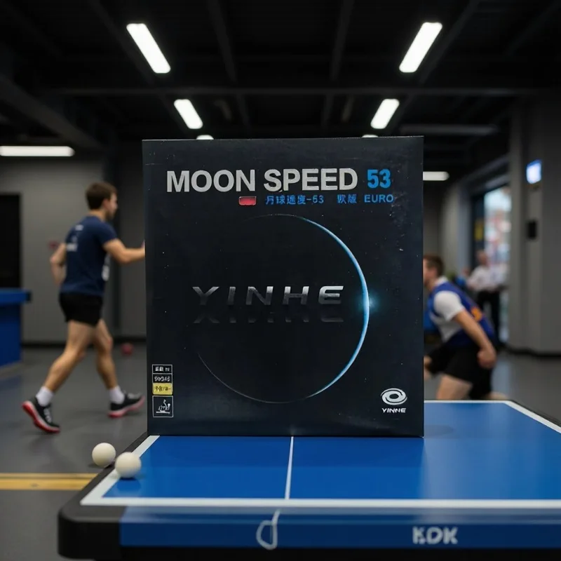 Original YINHE Moon Speed 53 EURO Tennis de Table en caoutchouc MAX Tense haute élastique énergie interne galaxie Ping-Pong éponge avec ITTF