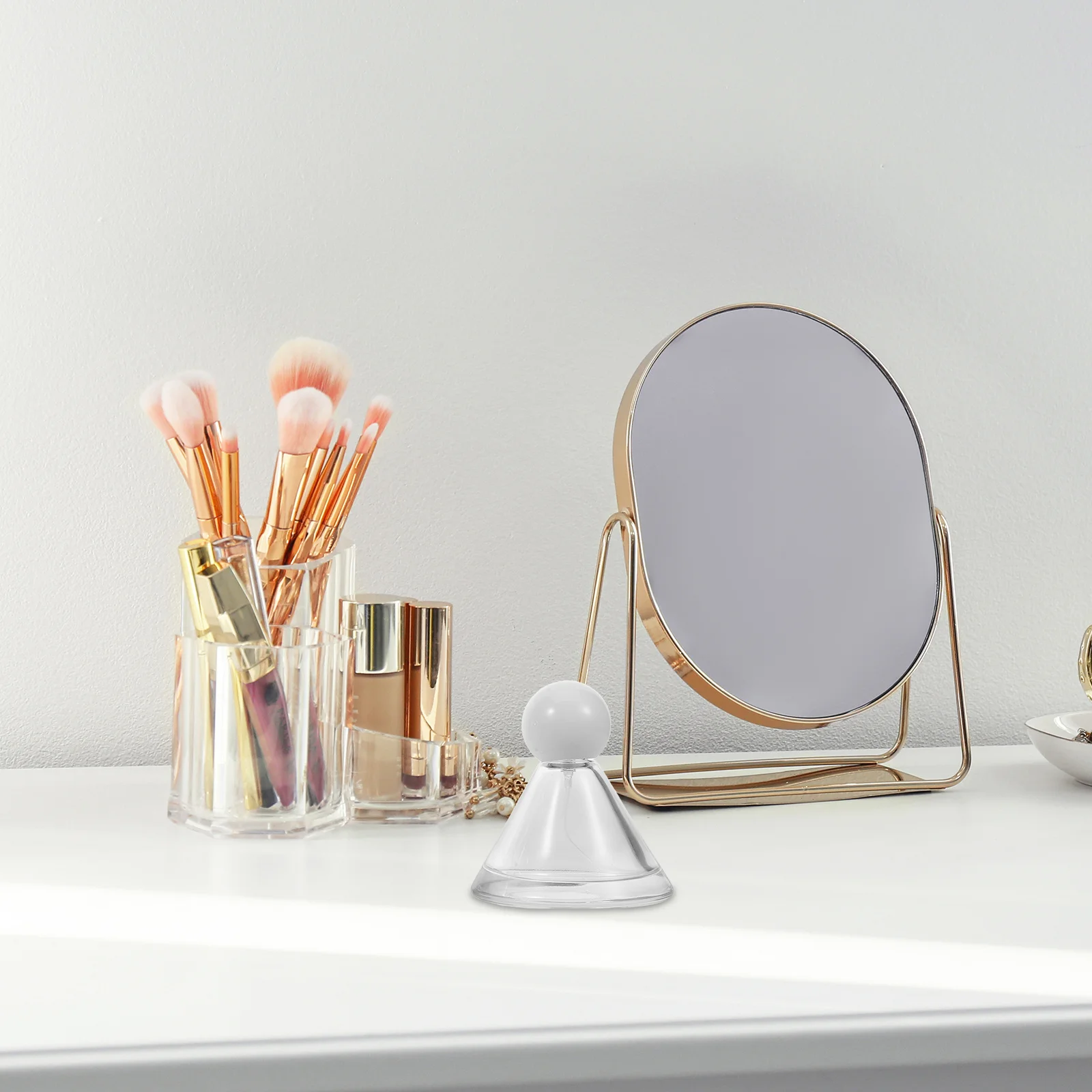 3 pçs 50ml conjunto de atomizador perfume vidro recarregável mini garrafas viagem névoa fina spray decorativo fragrância dispensador elegante