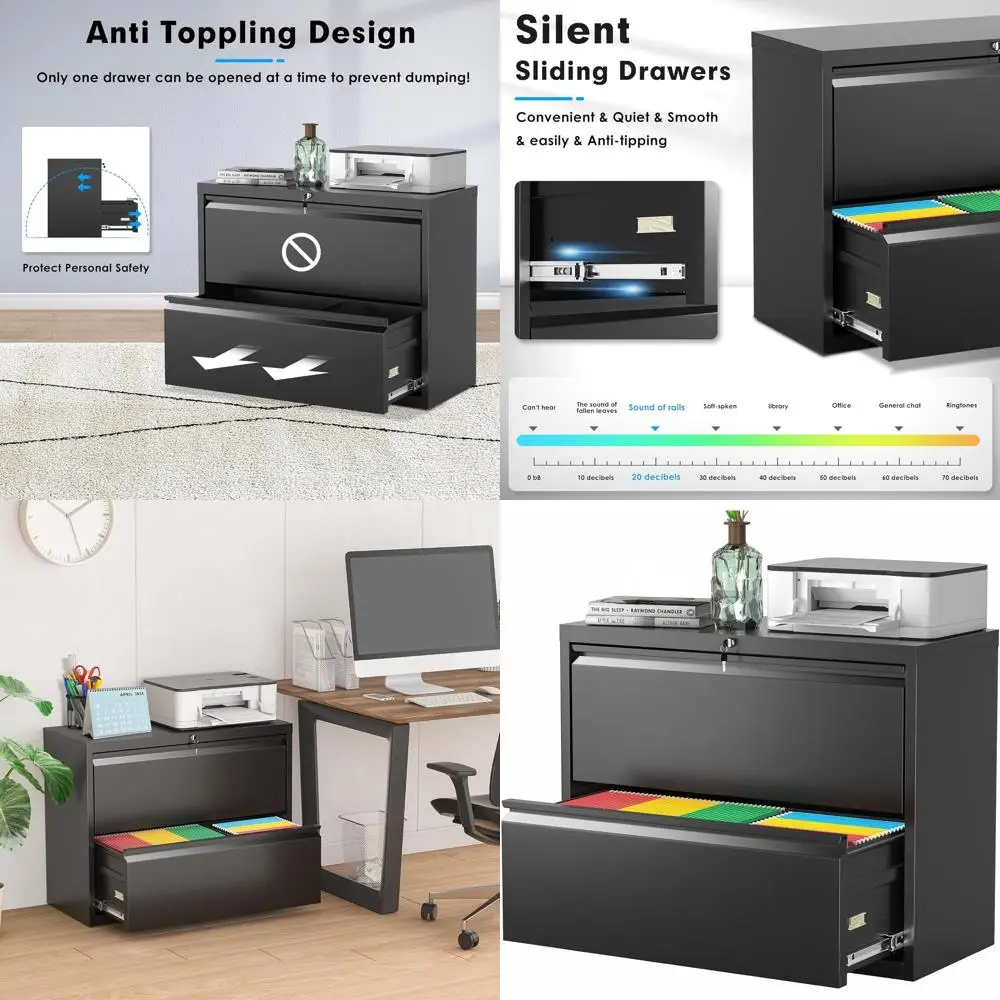 Secure 2-Drawer Bla…