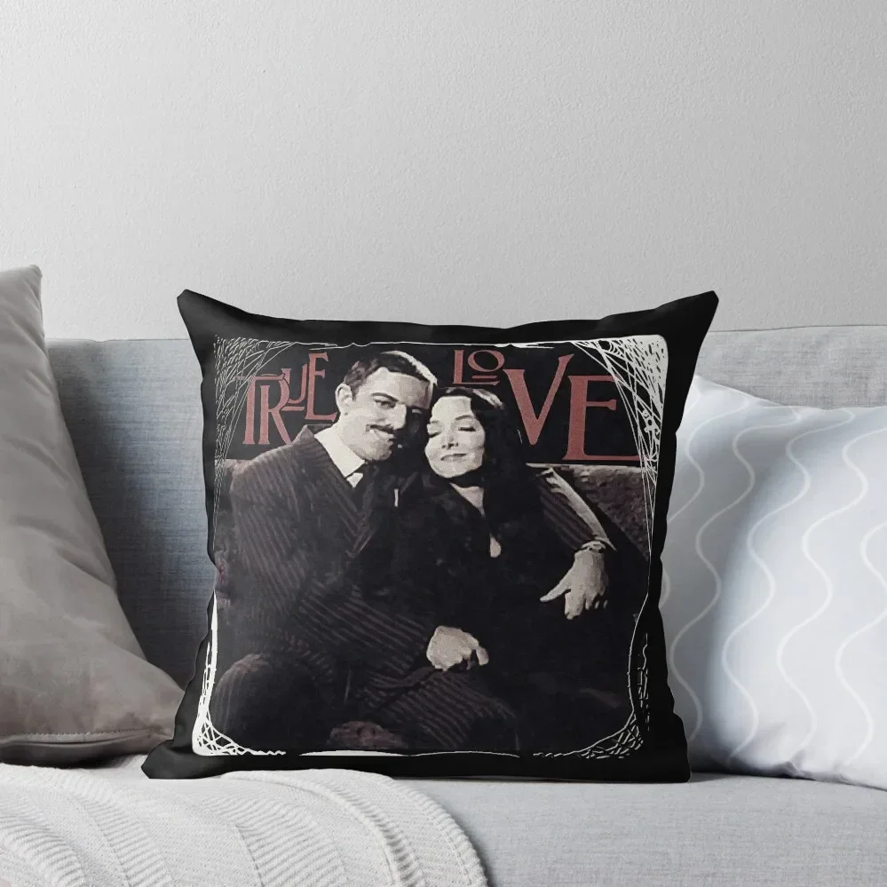 

Gomez & Morticia Addams: True Love Throw Pillow Ornamental Pillow Sofa Cushions sleeping pillows pillow