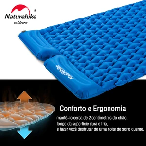 Naturehike Unfalated Embraces flash bơm hơi nước Nệm casal Nệm bơm hơi Băng cà vạt Casal Nệm nhỏ Nệm nhỏ Nệm 12 Nệm bán hàng chính Naturehike cặp đôi - №7