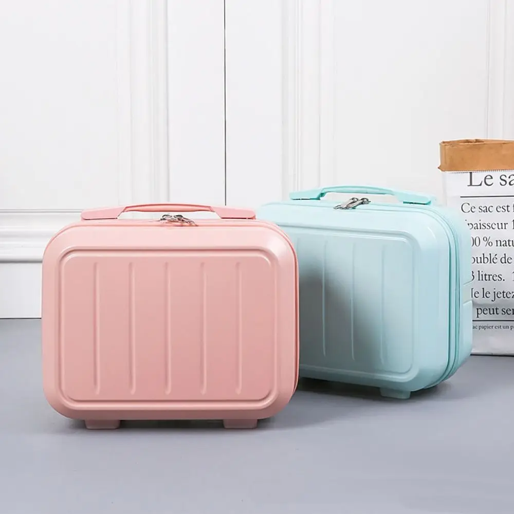 14 inch Mini Travel Suitcase Cosmetic Box Hand Luggage Organizer Case Small Password Box Boarding Case