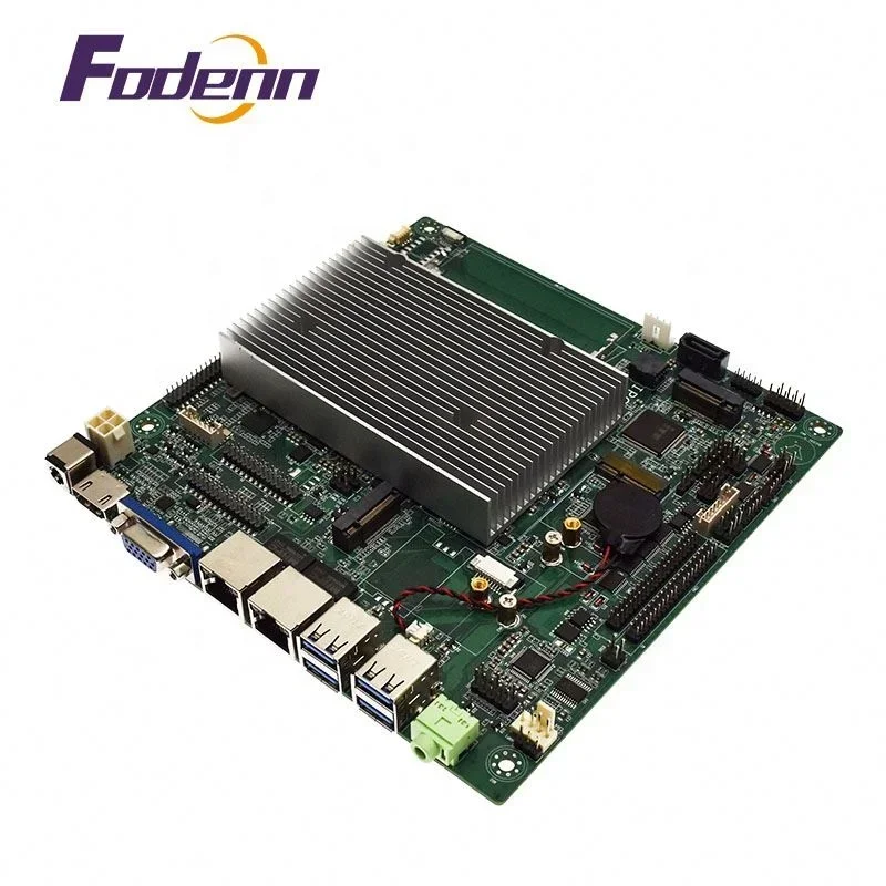 Fodenn Mini Itx Elkhart Lake Celeron J6412 Ddr4 2*Rj48 Gigbite Lan Advantech Industrial Motherboard