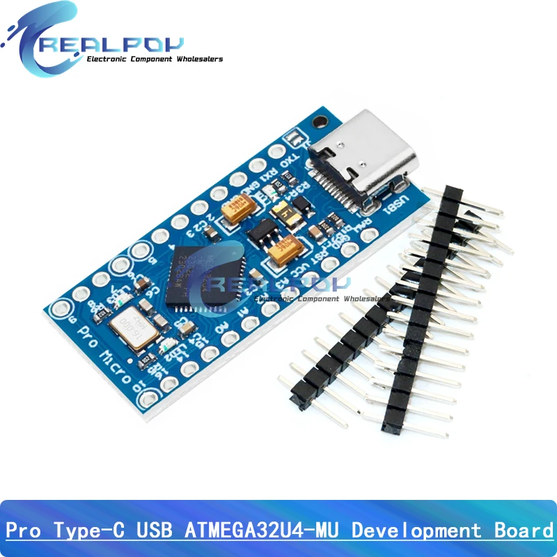 Pro Micro ATmega32U4 5V 16MHz Original Chip Replace ATmega328 For Arduino Pro Mini With 2 Row Pin Header For Leonardo UNO R3