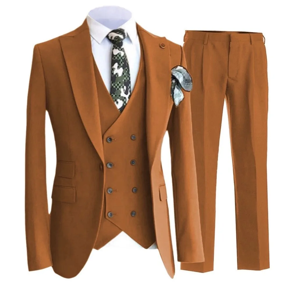 1324Men's suit vest suit three piece professional suit