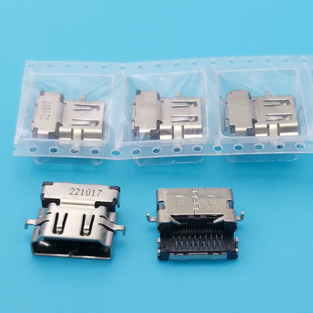 5pcs HD 19Pin Digital HD interface Socket Port For Huawei KLVC-WFH9L Laptop HDMI-compatible Female Jack PCB HD Connector 19P