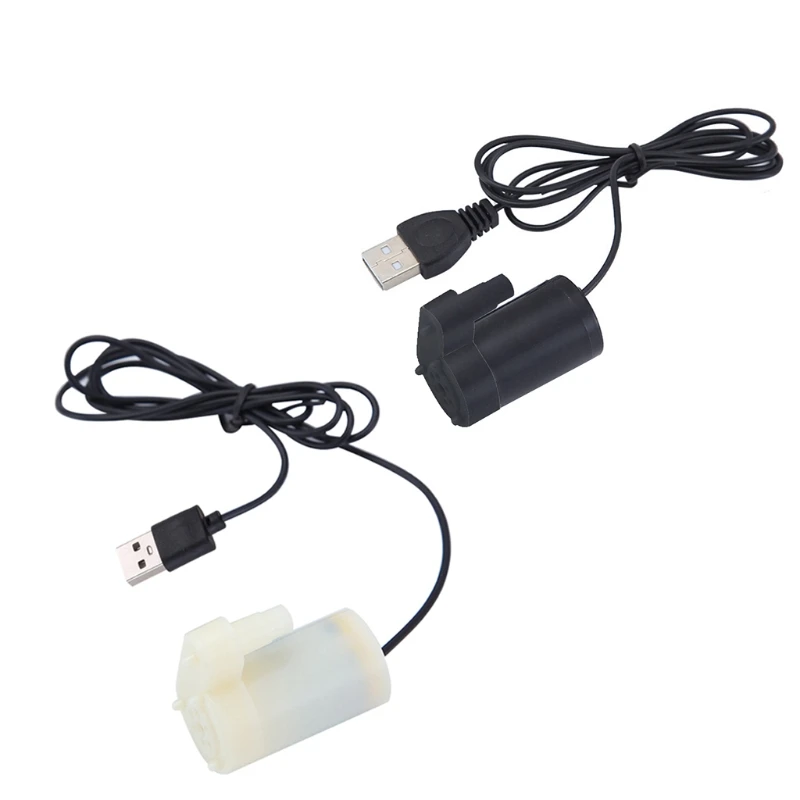 F92B Micro Mini Submersível Bomba água Tanques peixes Aquário USB alimentado para 5V 2-3L