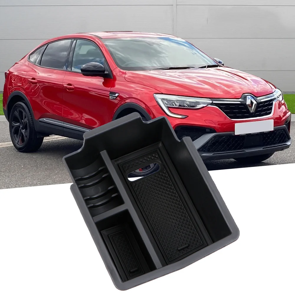 

Car Central Armrest Storage Box For Renault Arkana 2021 2022 Samsung XM3 Central Control Organizer Tray Accessories ABS Material