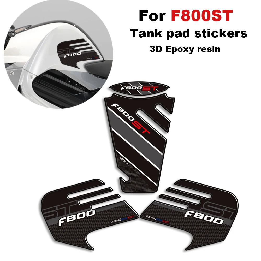

For BMW F800ST F800 F 800 S ST Motorcycle Tank Pad Stickers Grips Gas Fuel Oil Kit Knee Protector Decals ﻿