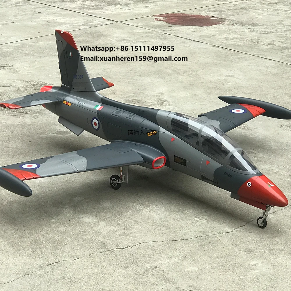

MB339 Model Aircraft with 1600mm Wingspan 120cc Anti-Bubble Tank Remote Control Engine Compatibility