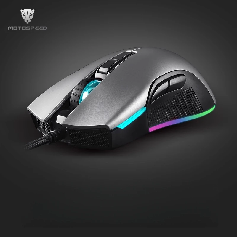 

Проводная игровая мышь Motospeed V70 для настольного ноутбука, внешняя черная мышь для киберспорта, компьютерная периферия, мыши и клавиатуры