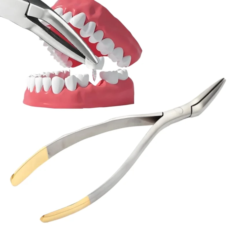 Dental Surgery Extraction Forceps Universal Residual Root Fragment Extracting Pliers for Maxillary Mandibular Teeth