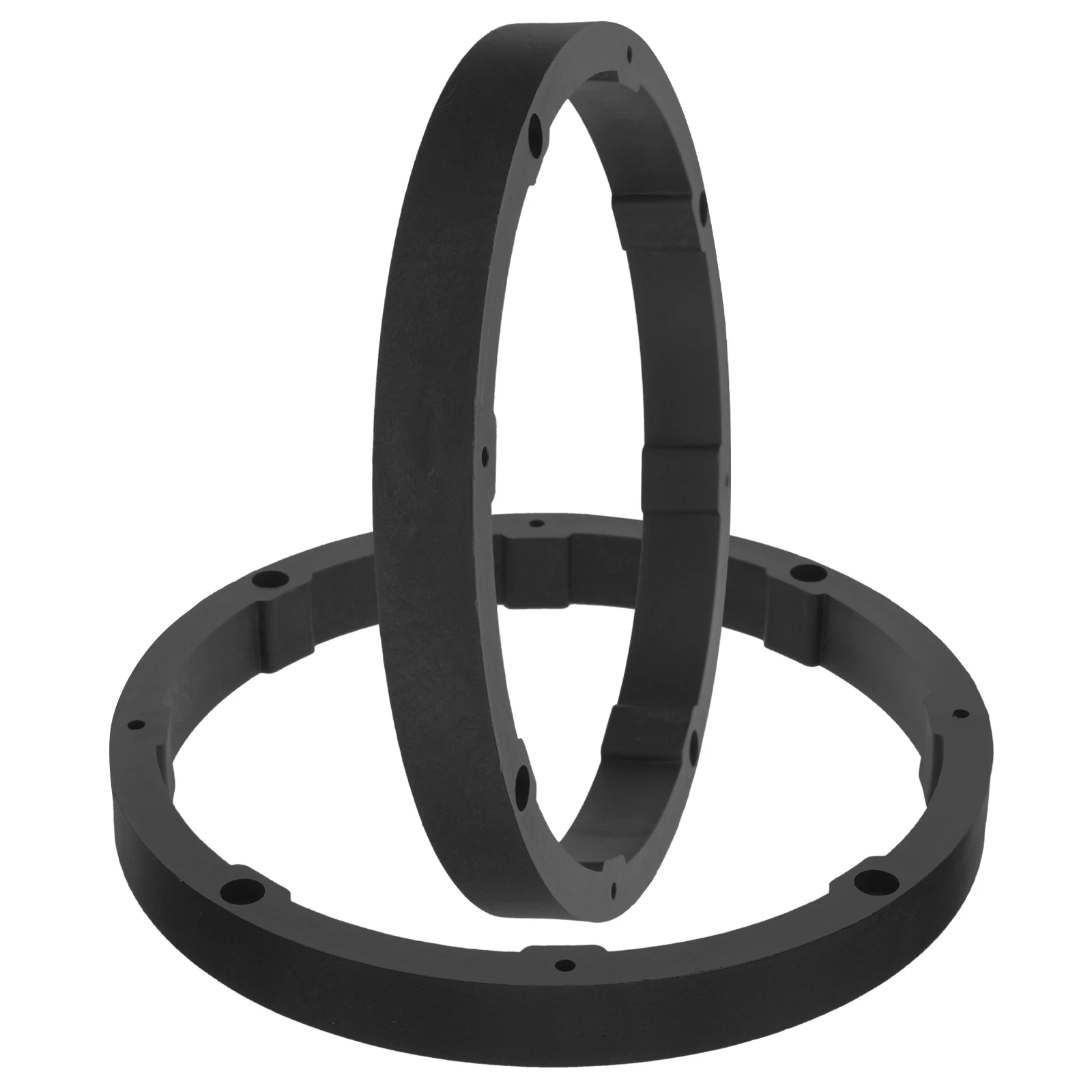 

2pcs Car Spacers 6.5 Inch Black PVC Adapter Speaker Adapter Rings Speaker Plastic Ring Replacement Car Internal Parts