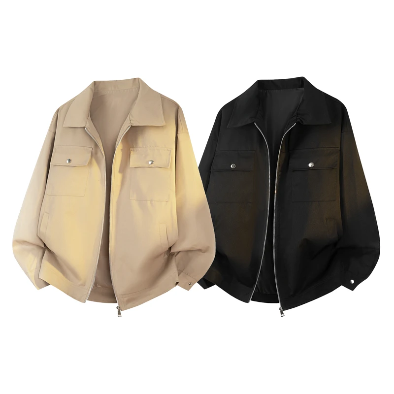 

American Sle Casual Workwear Jaet Men's Spring Autumn New High Sensation Cool Leisure Outerwear Polyester Fabric Jaet