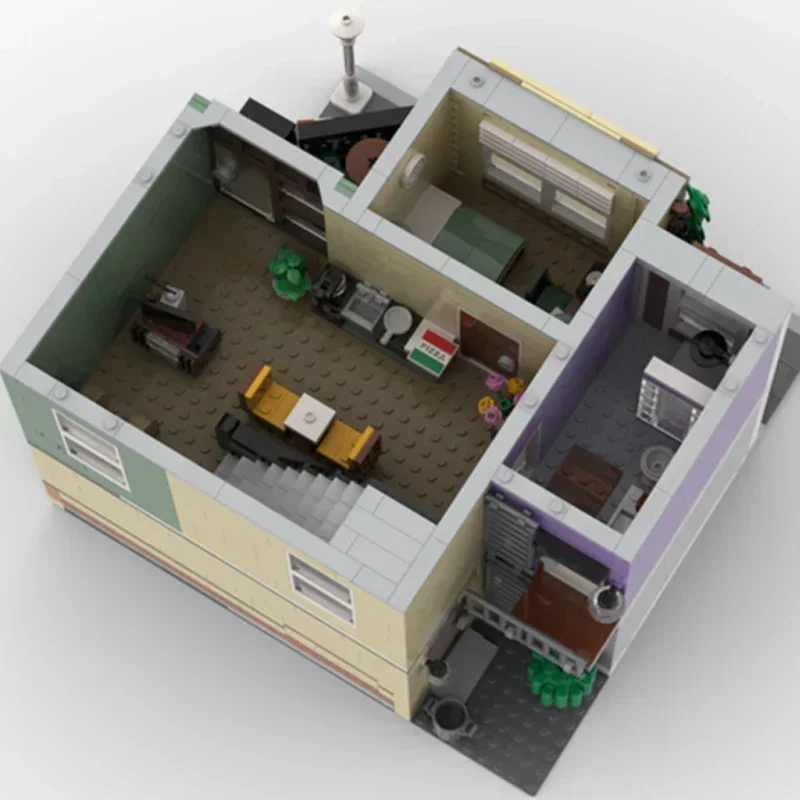 Moc Bouwstenen Street View Model Central Park Technische Bakstenen DIY Assemblage Constructie Speelgoed Voor Kinderen Vakantiecadeaus