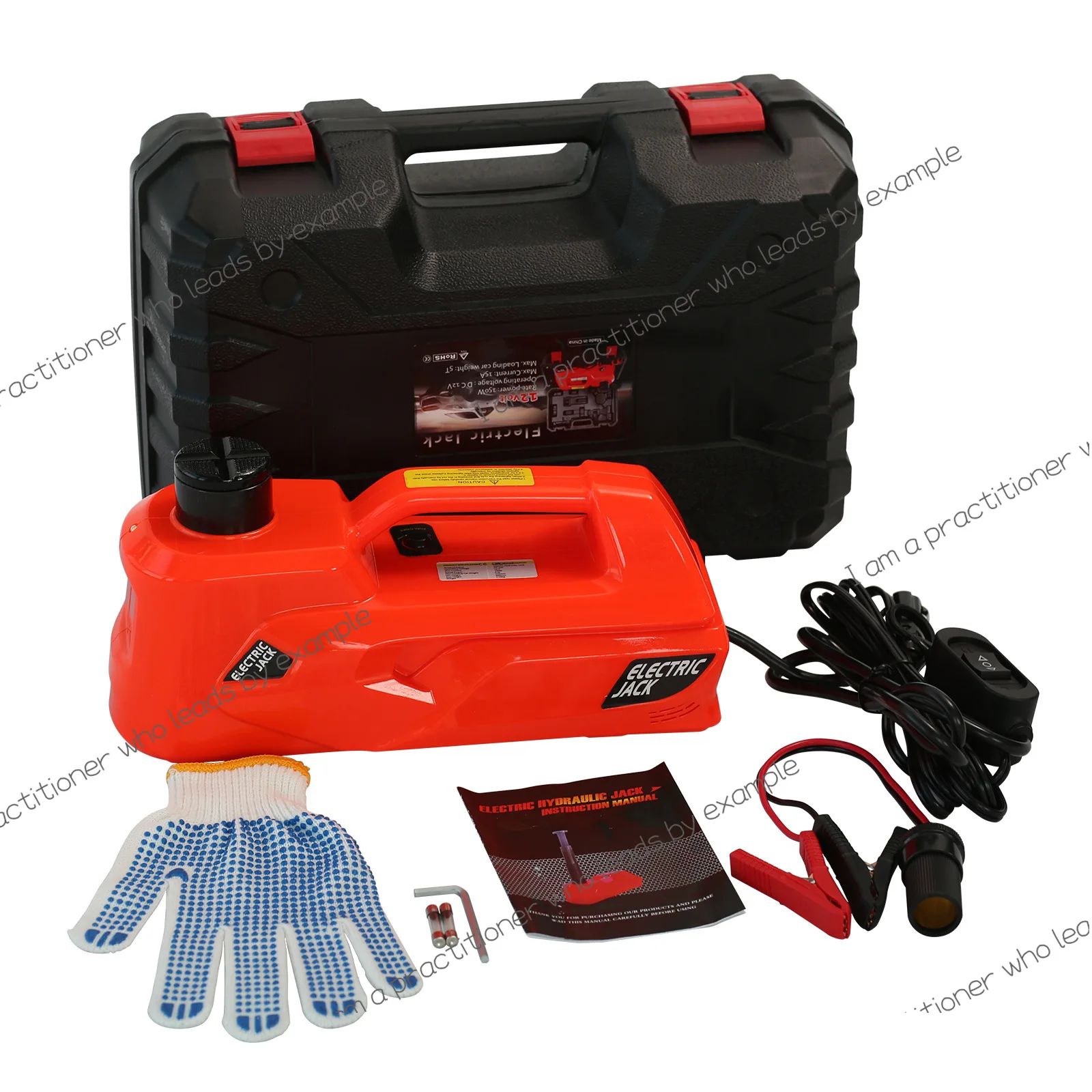 12V spiral jack is convenient and suitable for car Suv off-road RV vehicle electric hydraulic jack self-driving travel