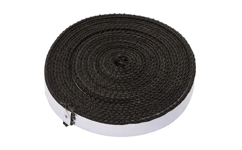 

Flat Gasket Tape self Adhesive Glass Chimney Door Stove high temperature Strip Cord Replacement Gasket Tape gor grill gasket