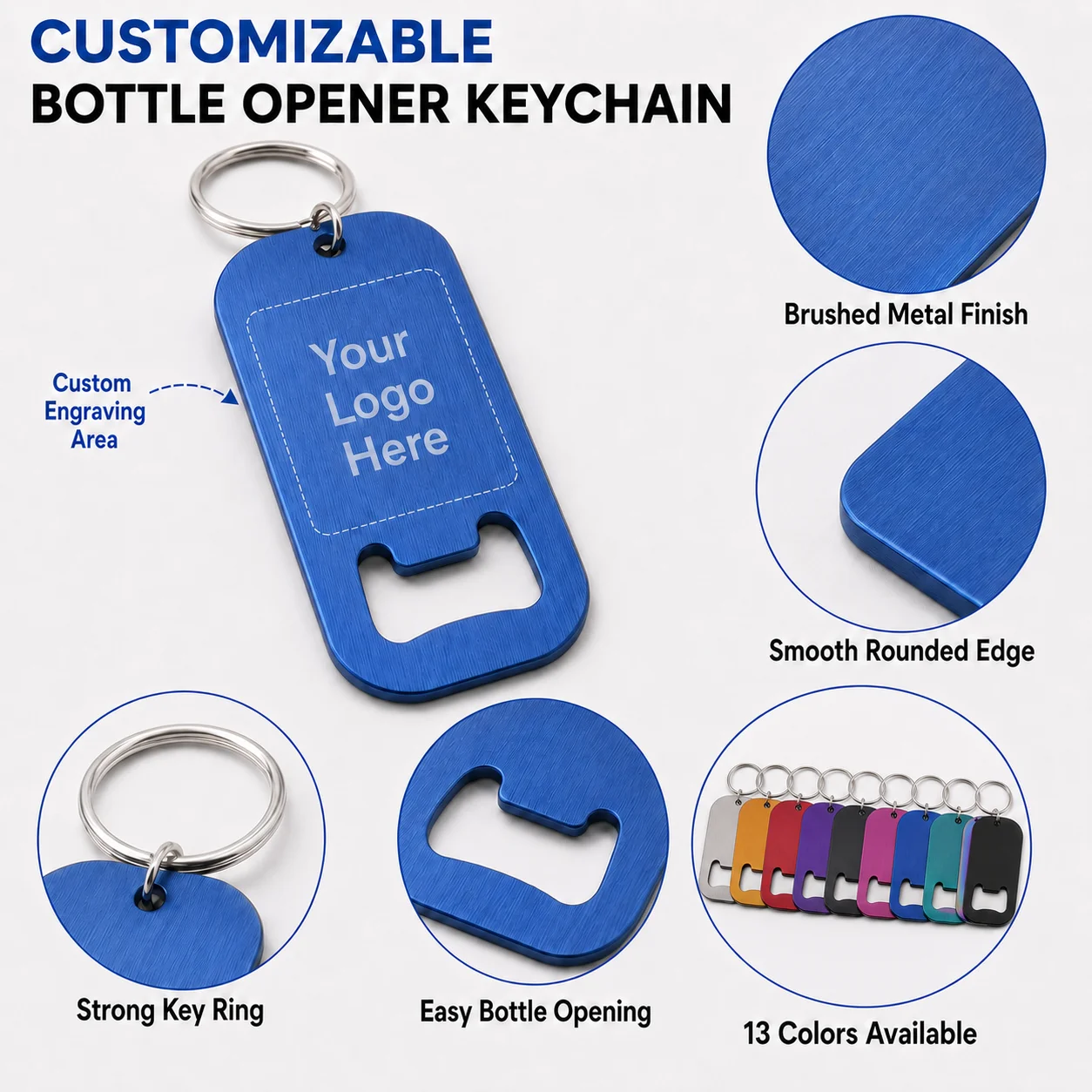 Custom Text Bottle Opener Keyc - огляд і ціна Personalized Engraved Gift