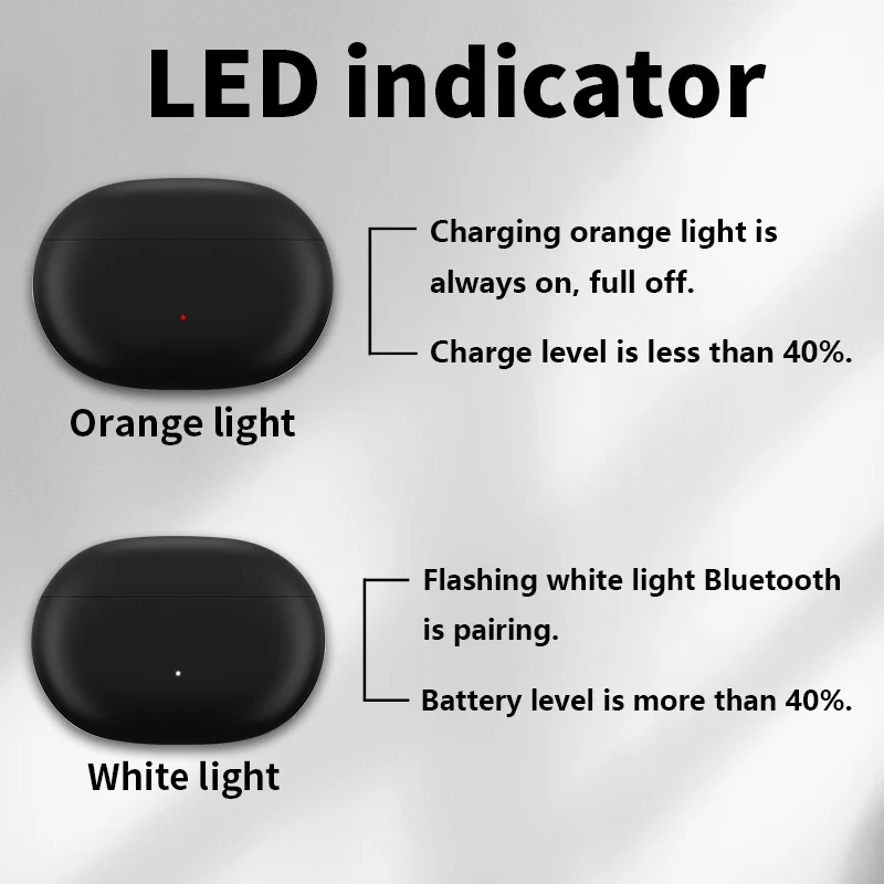 Baterai 660mAh untuk BeatsStudio Buds/Studio Buds + casing pengisi daya pengganti kotak pengisian daya nirkabel Aksesori Earphone Bluetooth