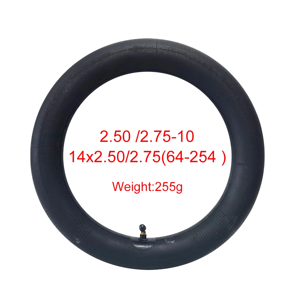 14 Inch Pneumatic Wheel Tire 14*2.5(2.50/2.75-10)/14*2.125 Inner Tyre With Bent Valve For Electric Bicycles Cycling Parts