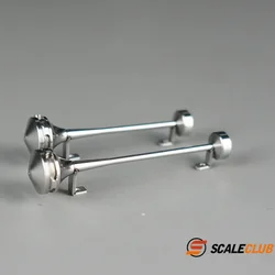 Scaleclub 1/14 Type B Metal Whistle Horn is Suitable For Tamiya  Lesu For Scania Man Actros Volvo Car Parts Rc Truck Trailer