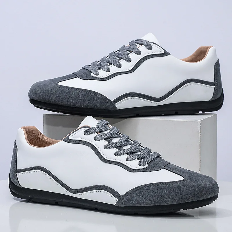 Fashion Men Shoes High Quality Versatile Casual Shoes Men Flat Sneakers Outdoor Comfortable Lace-up Walking Shoe Tenis Masculino