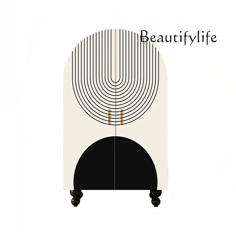 

vV French home bedroom solid wood wardrobe living room floor to wall storage cabinet cloakroom hanging wardrobe