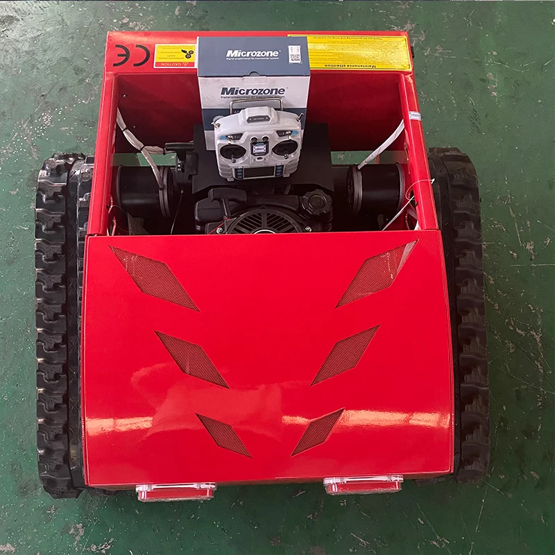 

Customized lawn mower robot remote control tracked farm household lawn mower self-propelled four stroke high torque