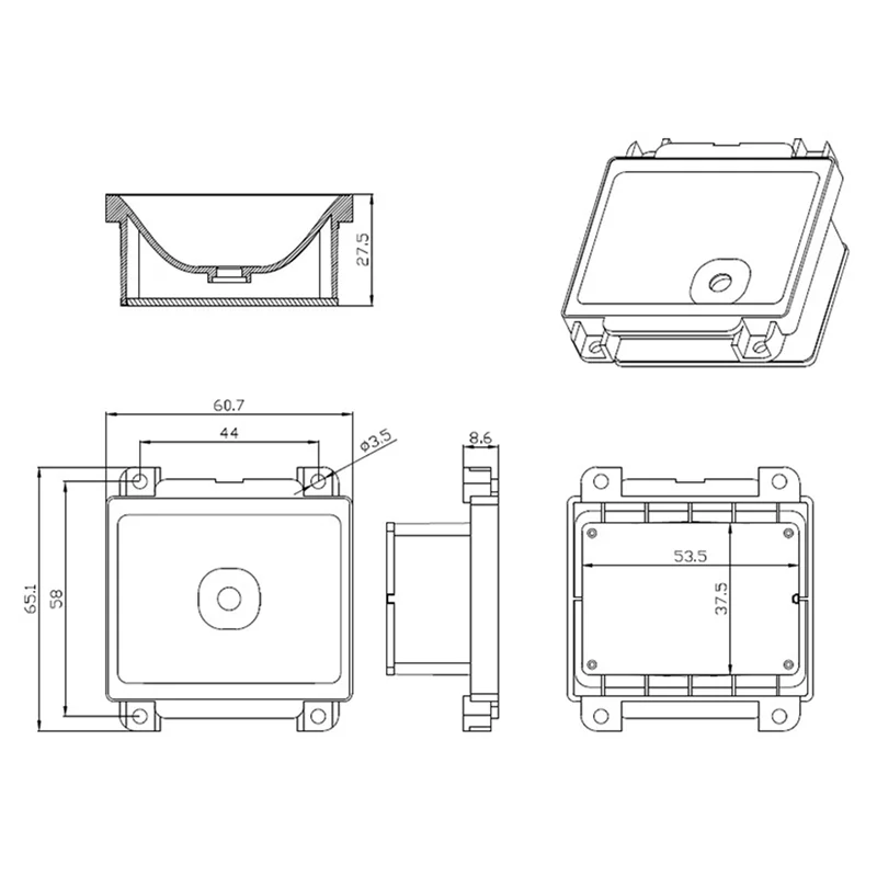 B92B-2X GM72 ราคาถูกออกแบบใหม่อินเทอร์เฟซ USB/RS232 1D/2D/QR Android Barcode Scanner Reader โมดูลสําหรับรถบัส